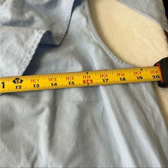 Vineyard Vines Blue One Shoulder Bow Top 14 - Picture 7 of 8